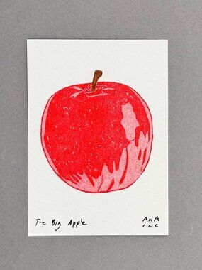 Ana Inciardi The Big Apple Mini Art Print